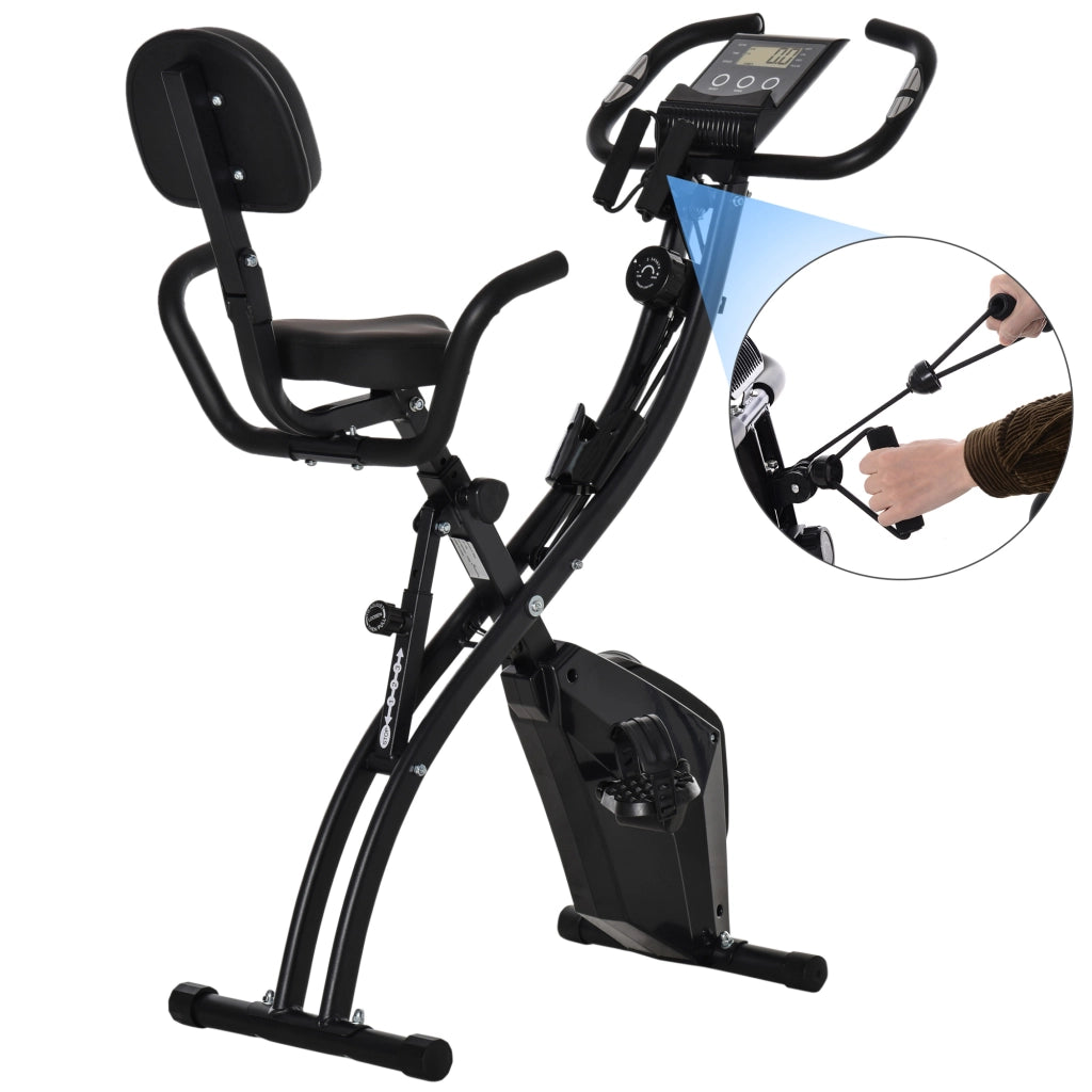 Bicicletta da camera pieghevole regolabile ¨C Minimal ¨C Nero 105x48x118 cm
