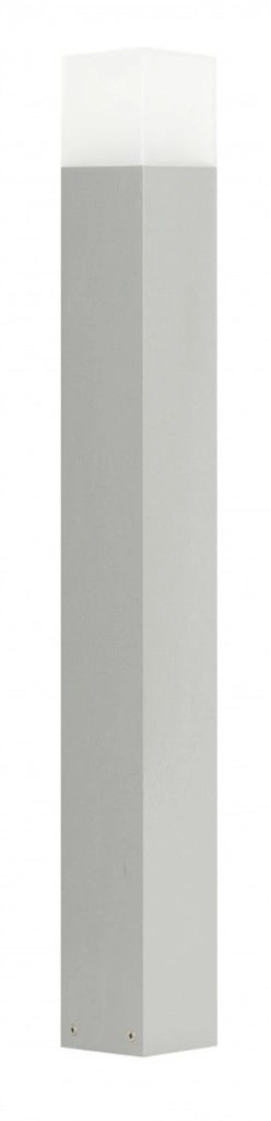 Paletto luminoso SU-MA Cube 83cm 1xE27 argento IP44