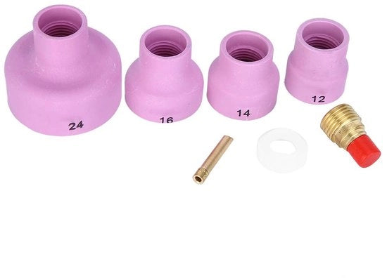 Nozzle a sabbia in ceramica - Nozzle di abrasione - 13x8x6 mm - Progetto duraturo - Nozzle abrasiva in ceramica
