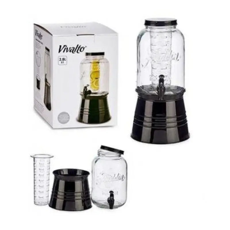 Caraffa con supporto e refrigeratore 3800ml
