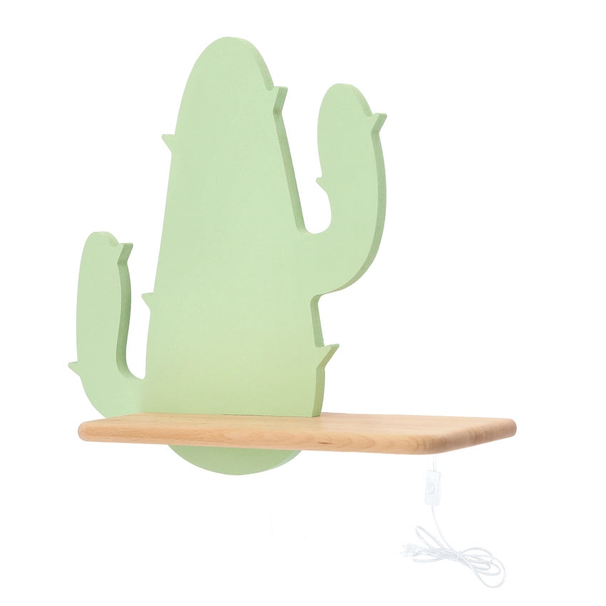 Applique Candellux Cactus verde/legno LED 4W 4000K