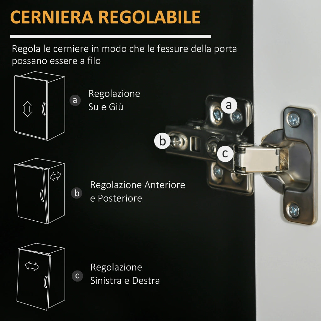 Armadio da Cucina ¨C Minimal ¨C Bianco 90x40x90