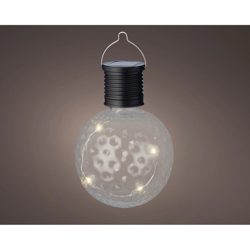 LAMPADINA SOLARE D.7,8XH11,2CM IN PLASTICA TRASP