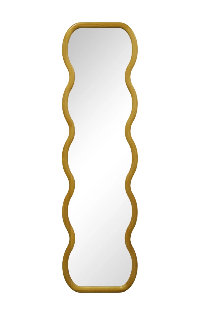 Specchio organico Hispanohogar pino naturale 150x40
