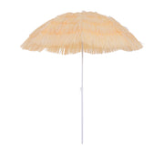 Ombrellone da Spiaggia Inclinabile ¨C Xylo ¨C Poliestere Beige 1.6x2m