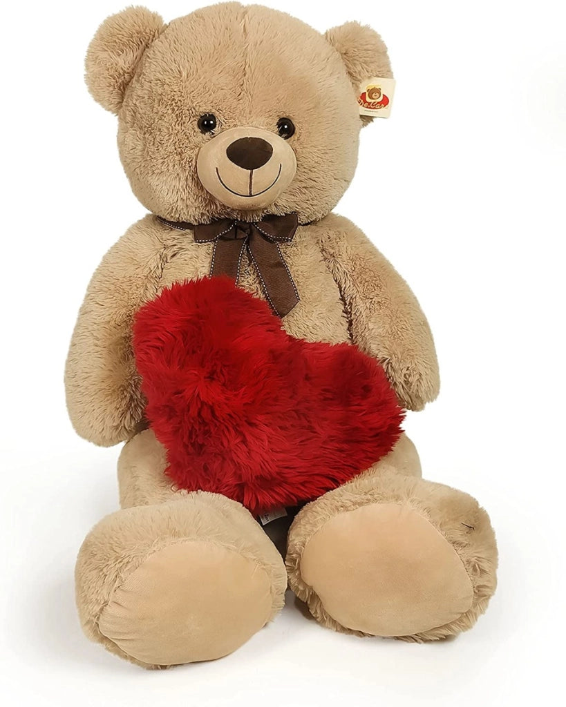 Orso Peluche Gigante 100 cm Orso Peluche gigante San Valentino Orso Peluche Gigante Con Cuore Altissima Qualita' Modelli