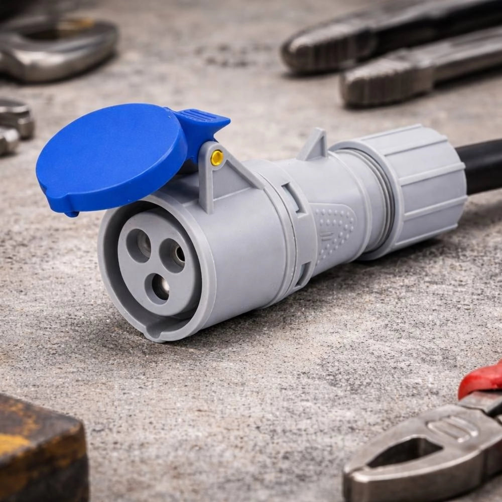 Presa industriale ecova 30528 32a 230v 2p+t ip44