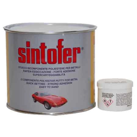 STUCCO PER METALLO 'SINTOFER' 500 ml - Bianco - SINTOLIT