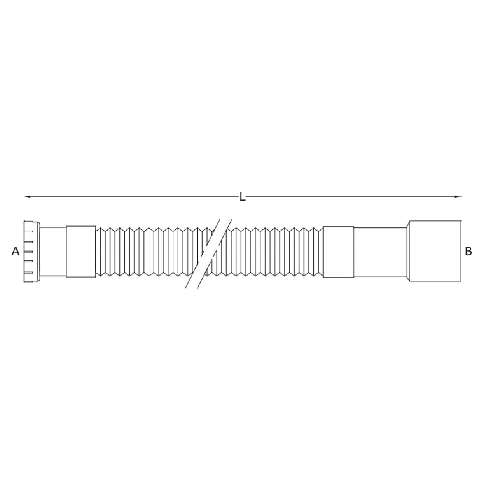 Attacco rapido bianco plastica resistente cucina *** misura 1 pollice 1/4 x 32/40, confezione 1