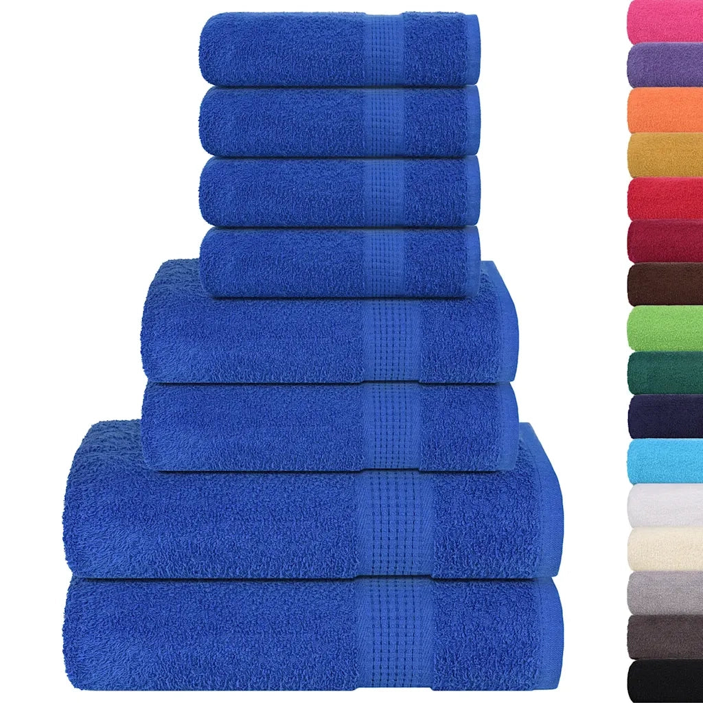 Set di asciugamani 8 pezzi FROGN Blu 360 g/m² 137063