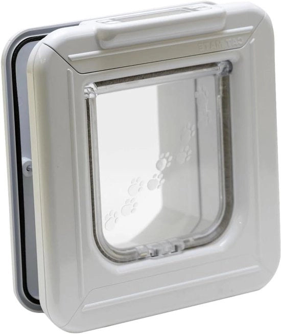 Microchip Time Switch per Porta Cani 25 x 14.5 x 26.7 cm Bianco