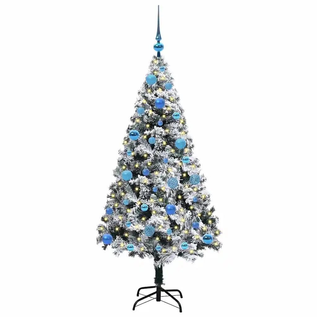 Albero di Natale artificiale con 150 LED Bianco 150 cm 3396956