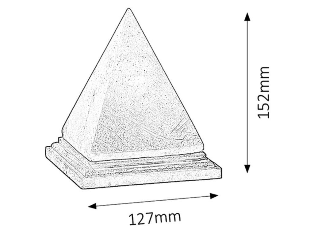 Lampada di sale Rabalux Vesuvius arancio E14 15cm dimmer