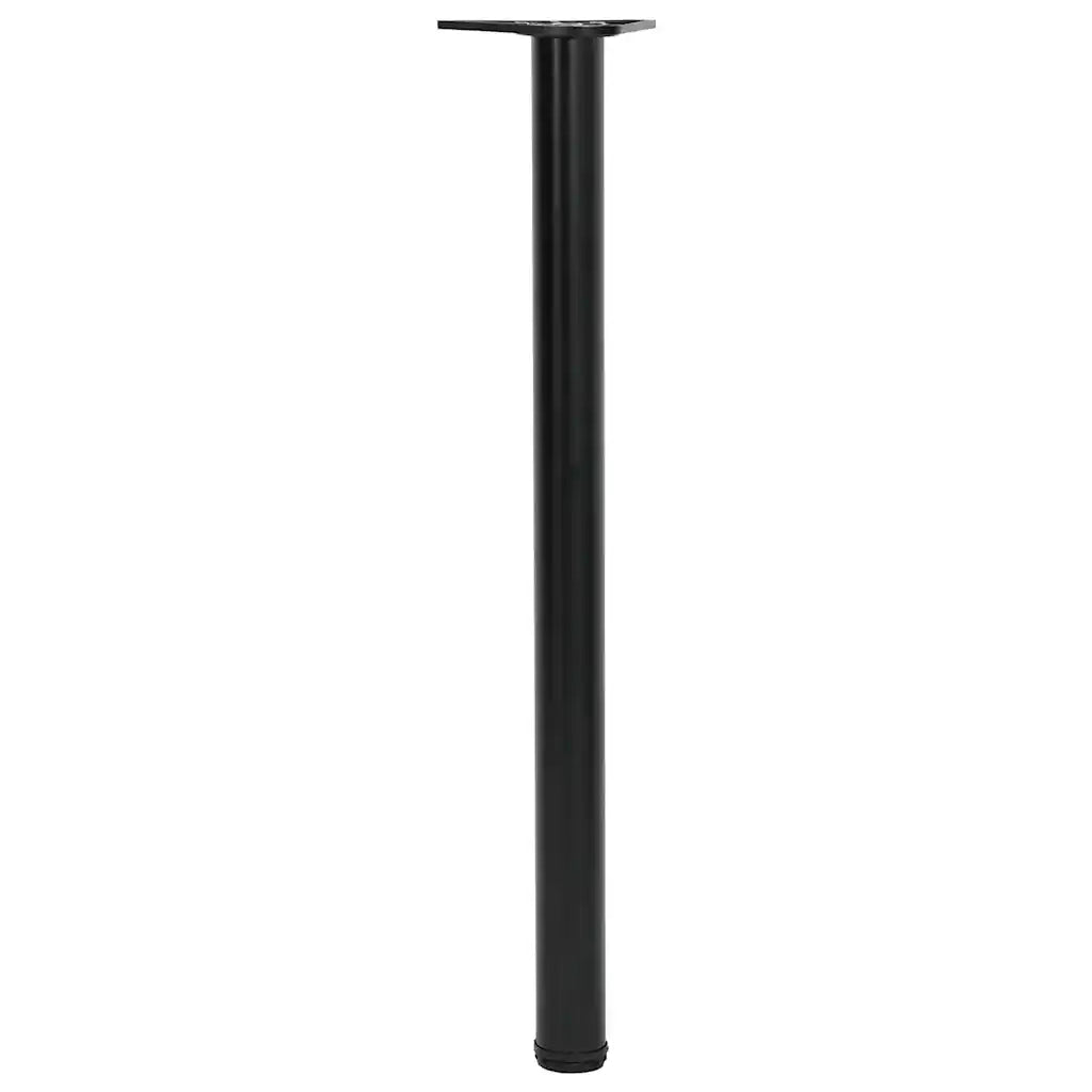 Set Gambe Tavolo Altezza Regolabile Nere 870 mm