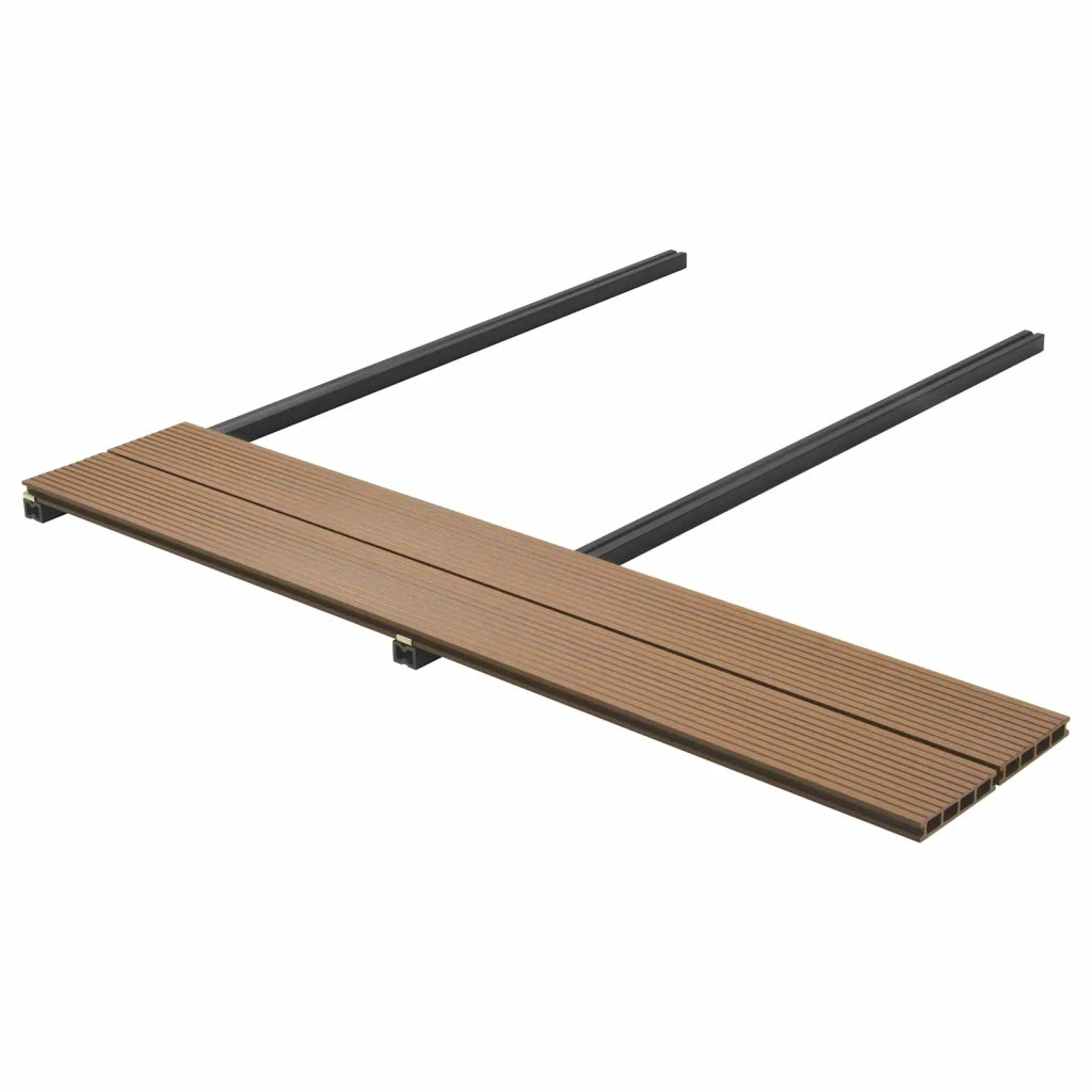Pavimento da Deck 78 pcs Colore Teak WPC 3444786