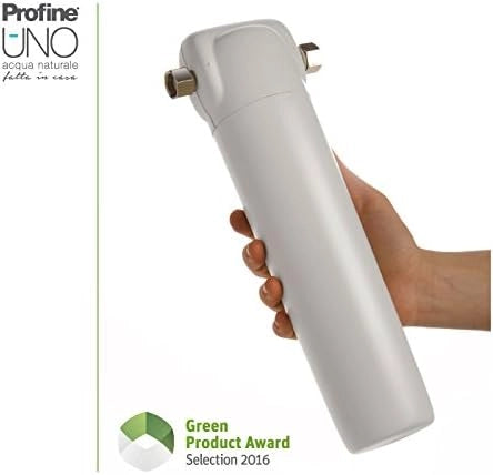 FILTRO Depuratore Acqua Profine "Uno" Ultra Compatto Sotto Lavello Micro Filtrazione 0,5 Micron Antibatterico7000 LT
