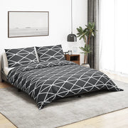 Set Copripiumino Grigio 260x240 cm in Cotone 136052