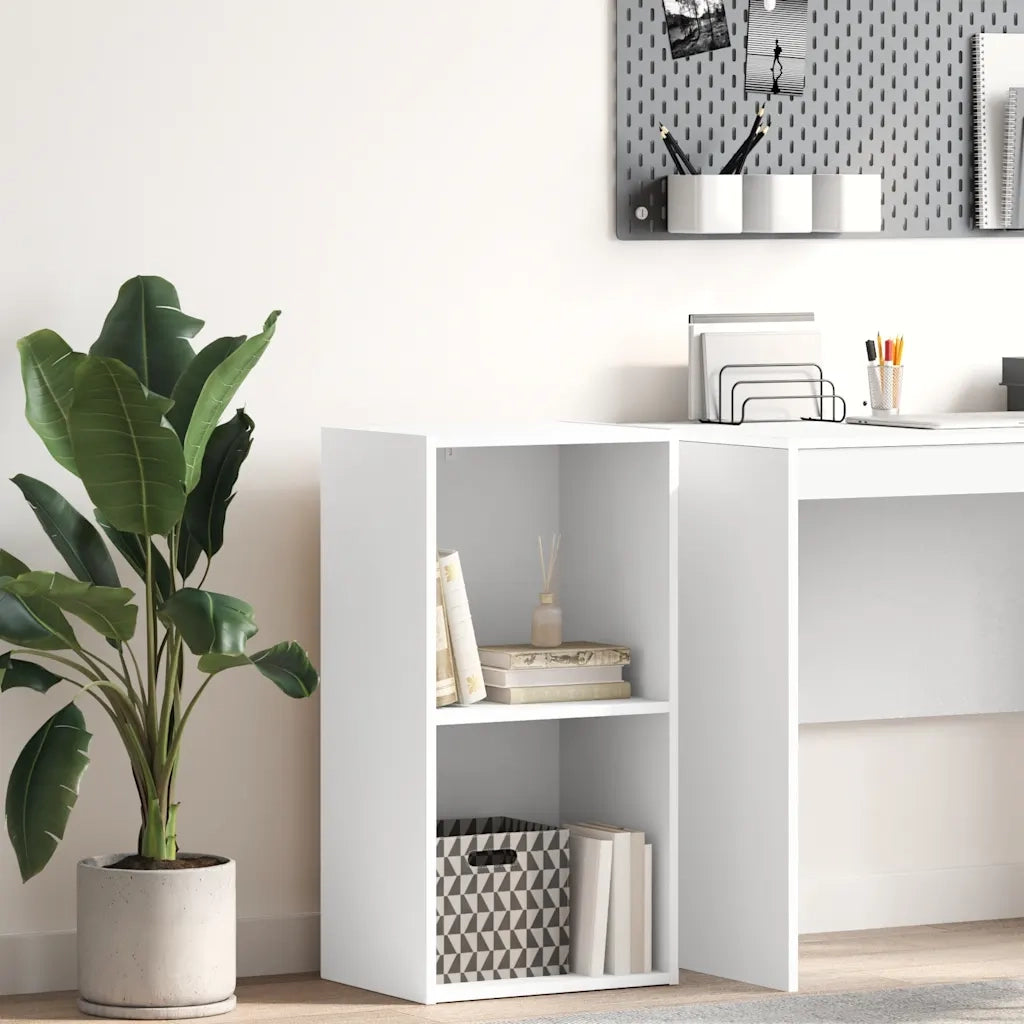 Libreria Bianca 40x30x76,5 cm in Legno Multistrato 800927