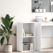 Libreria Bianca 40x30x76,5 cm in Legno Multistrato 800927