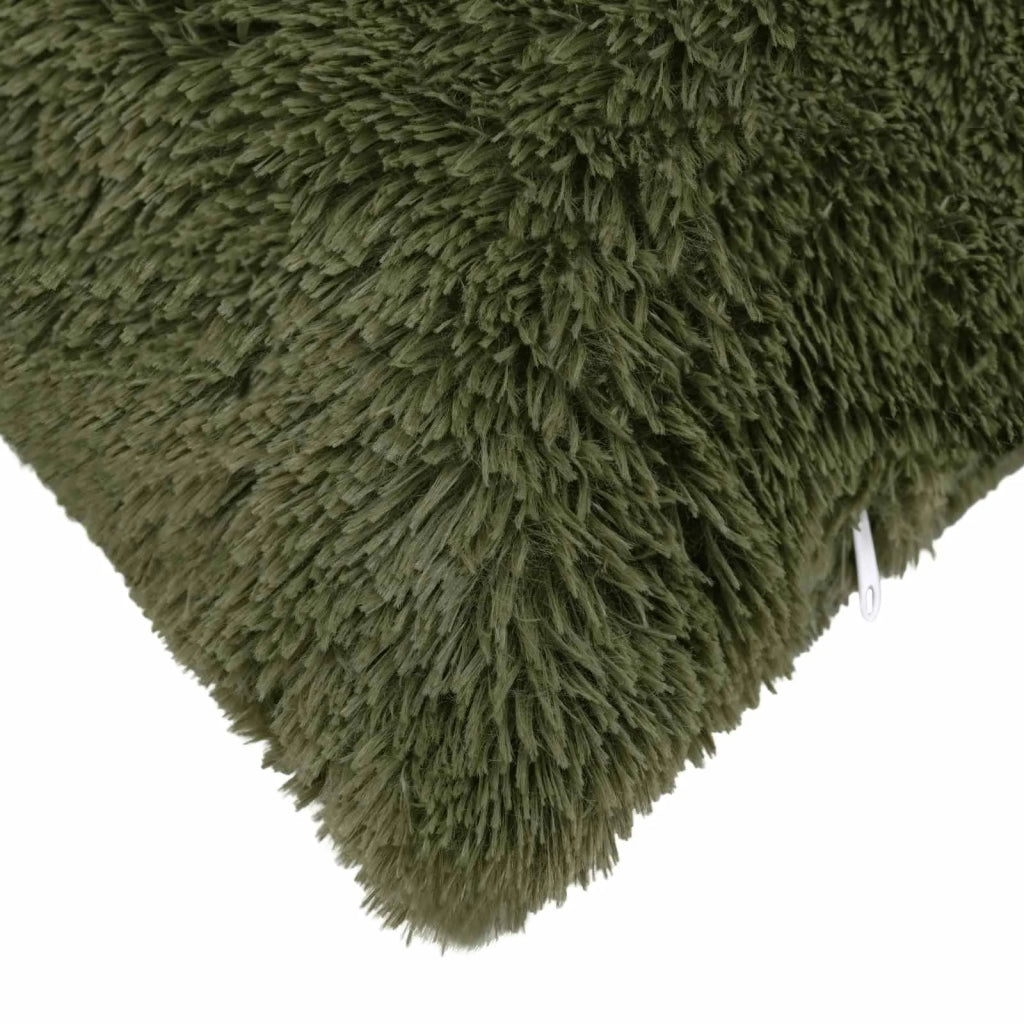 Cuscino con cuscino HEERLEN 2 pz Verde Fleece PV 925936