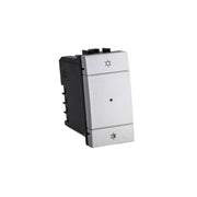 Pulsante Dimmer Connesso Smart WIFI Tuya Compatibile Bticino Living Colore Grigio Max 150W