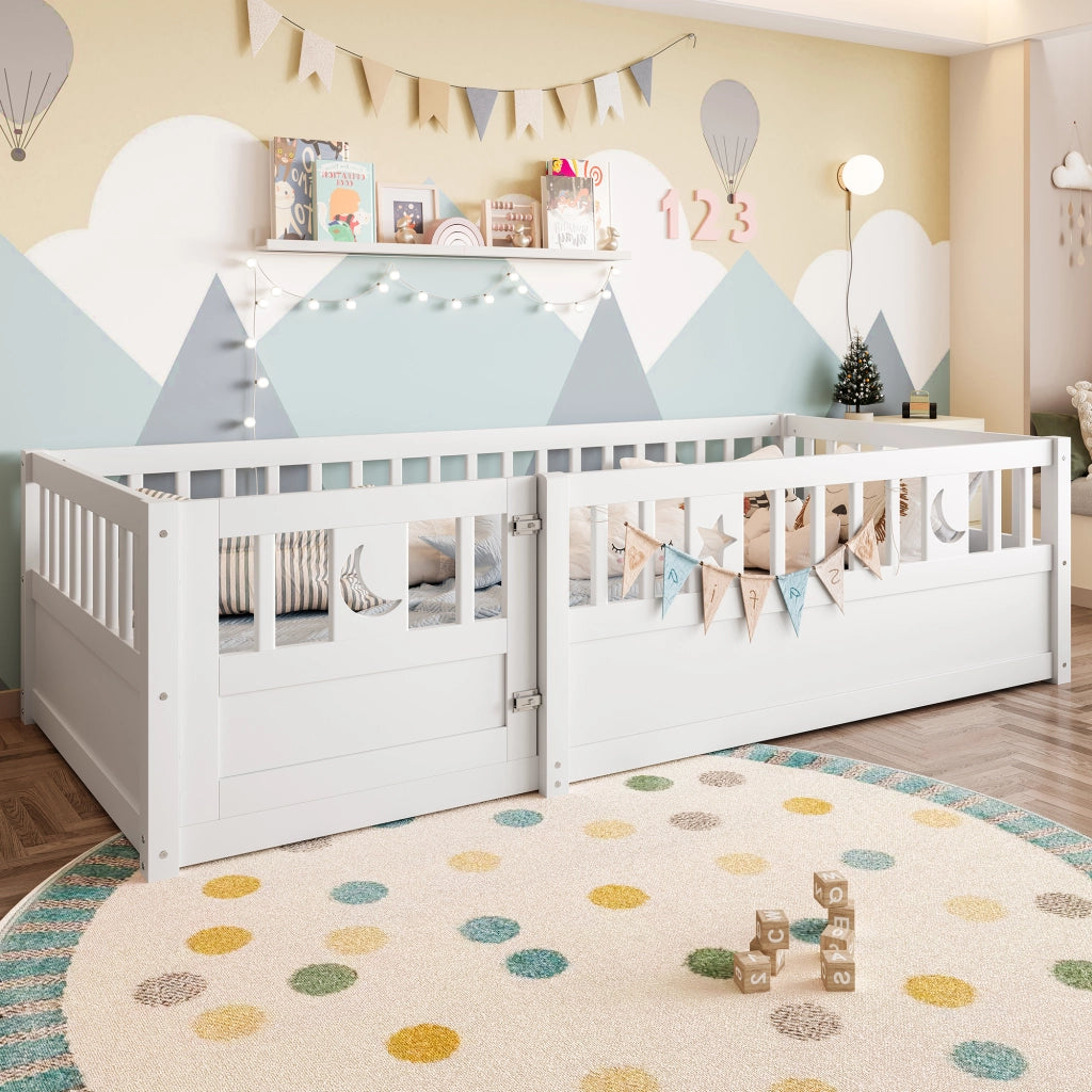 Letto Singolo per Bambini con Sponde ¨C MINIMAL ¨C Bianco, 90x190