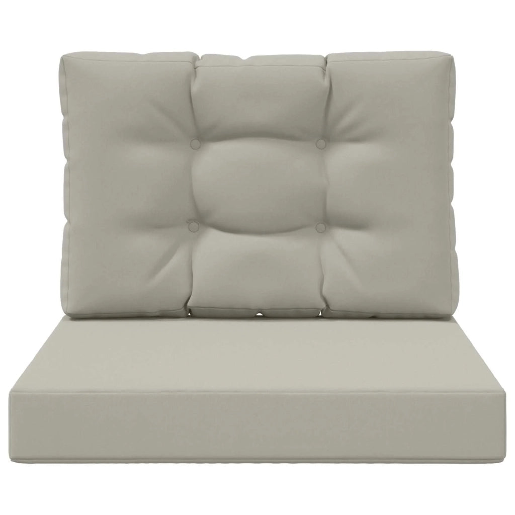 Cuscino per divano da esterno 2 pcs Grigio Poliestere 900728