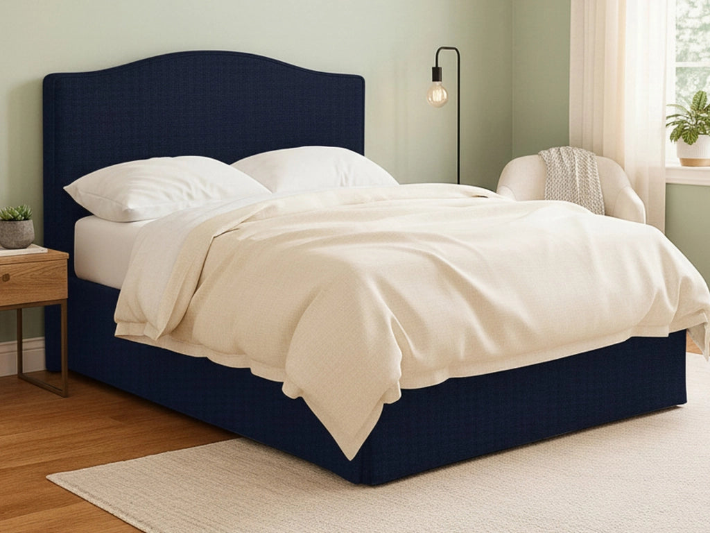 Morley, Letto Matrimoniale Sfoderabile Made in Italy, Viola Scuro
