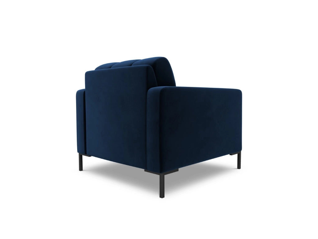 Cosmopolitan Design - Poltrona "Bali" in velluto blu reale 