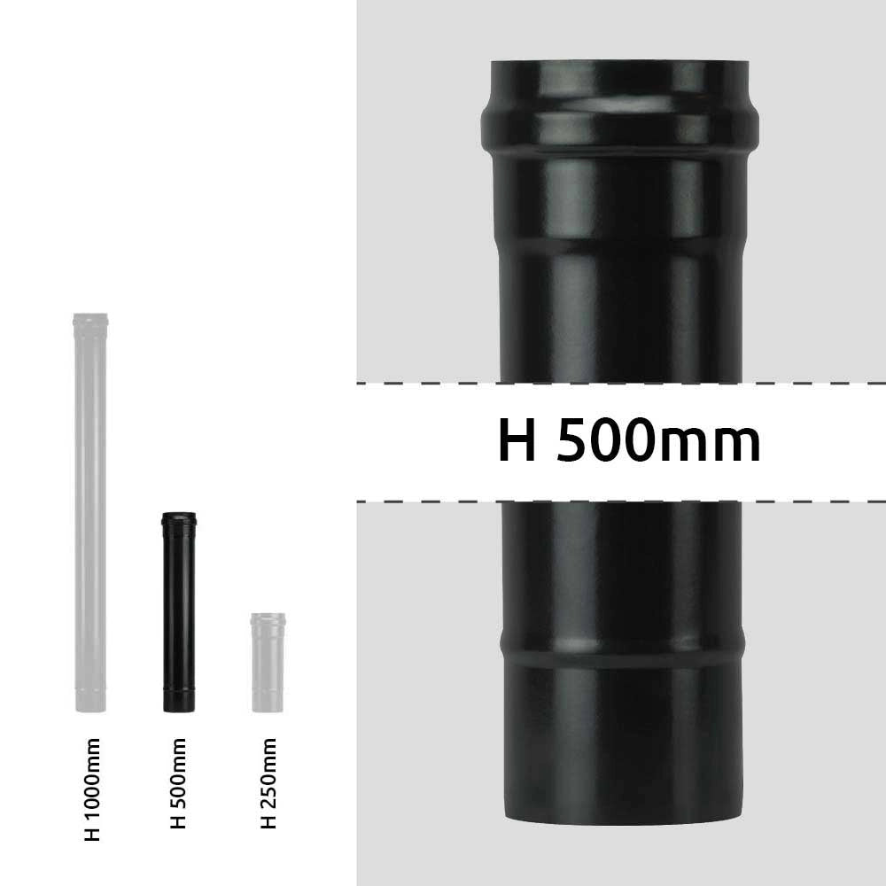 TUBO PER STUFE A PELLET 'LIGHT' Ø 100x500 mm - SAVE