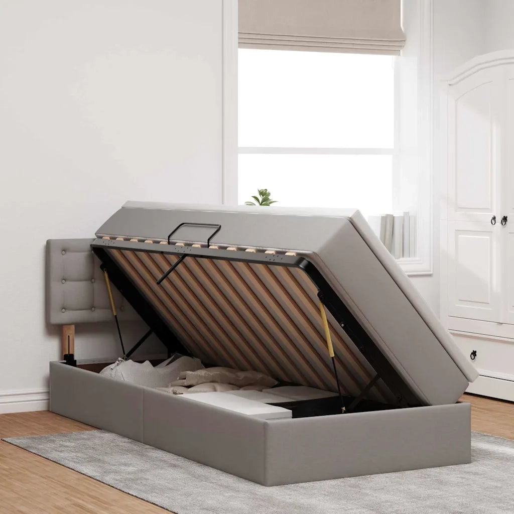 Letto con contenitore e materasso Talpa 100 x 200 cm