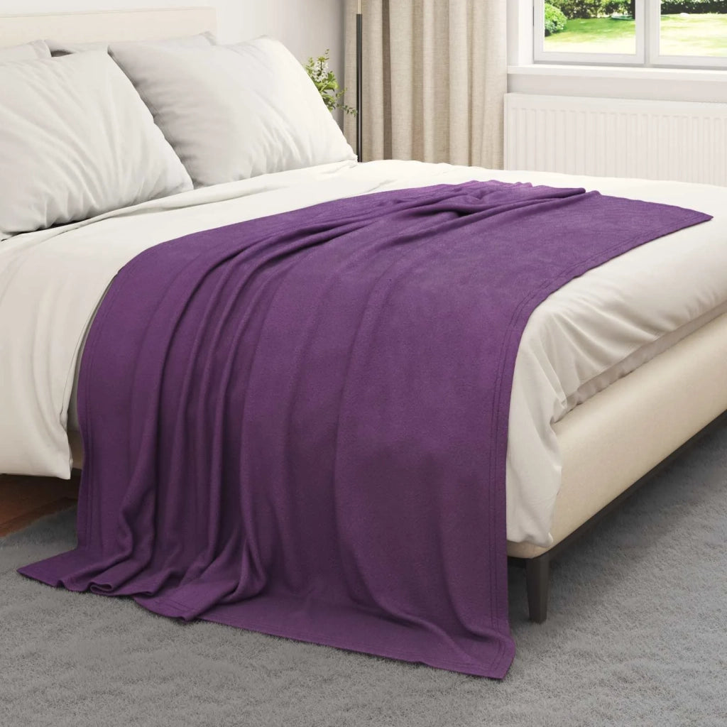 Coperta Viola 200 x 150 cm Panno 42017038