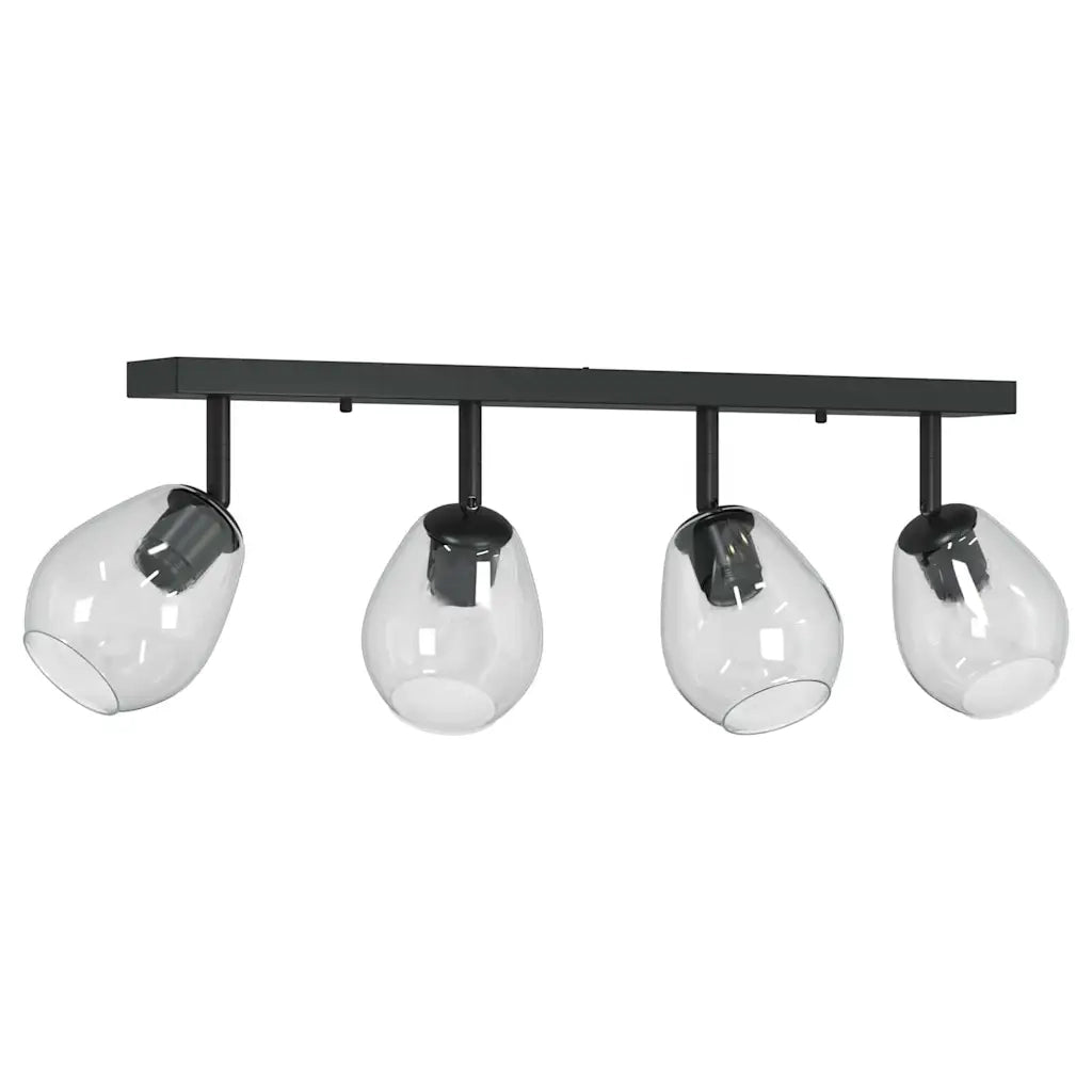 Faretto da soffitto Nero 73,5 x 13 x 26 cm Vetro e Metallo CFW6827810