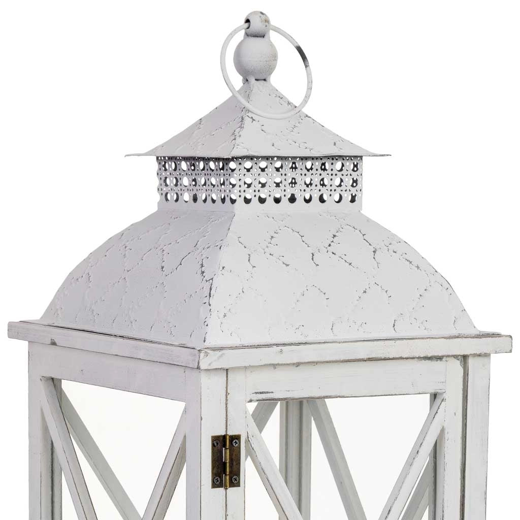 Lanterna in legno 25x25x71h cm