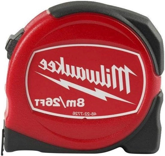 Misuratore a nastro compattabile S8-26/25 rosso 8m/26ft