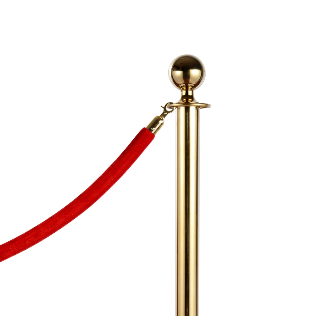 Colonnina Segnapercorso per Code ¨C Minimal ¨C Acciaio Rosso e Oro