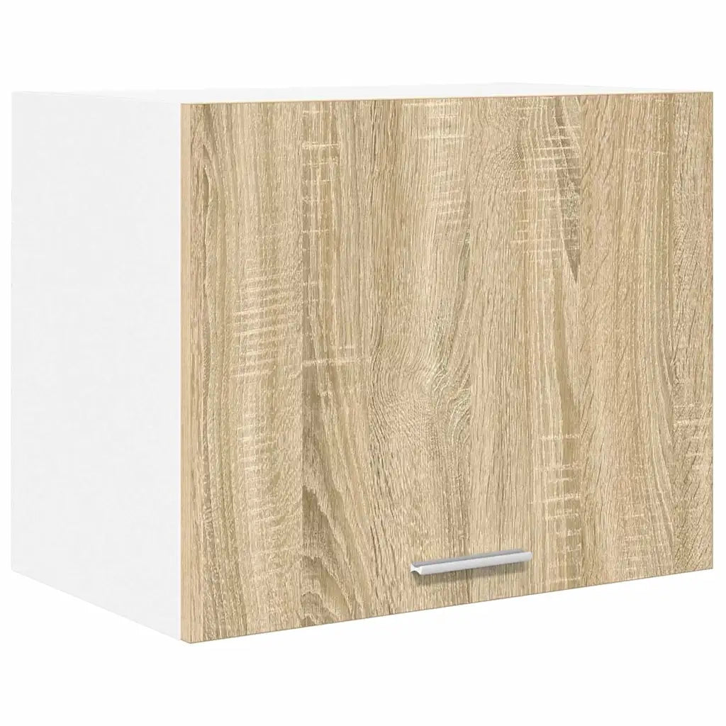 Armadio pensile 2 pcs Quercia Sonoma e Bianca 50 x 31 x 40 cm 884151