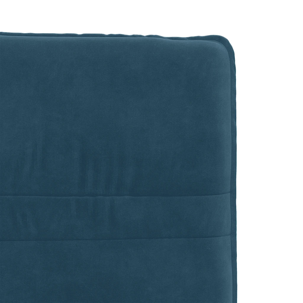 Sedie da Pranzo 4 pz Blu in Velluto 3315354