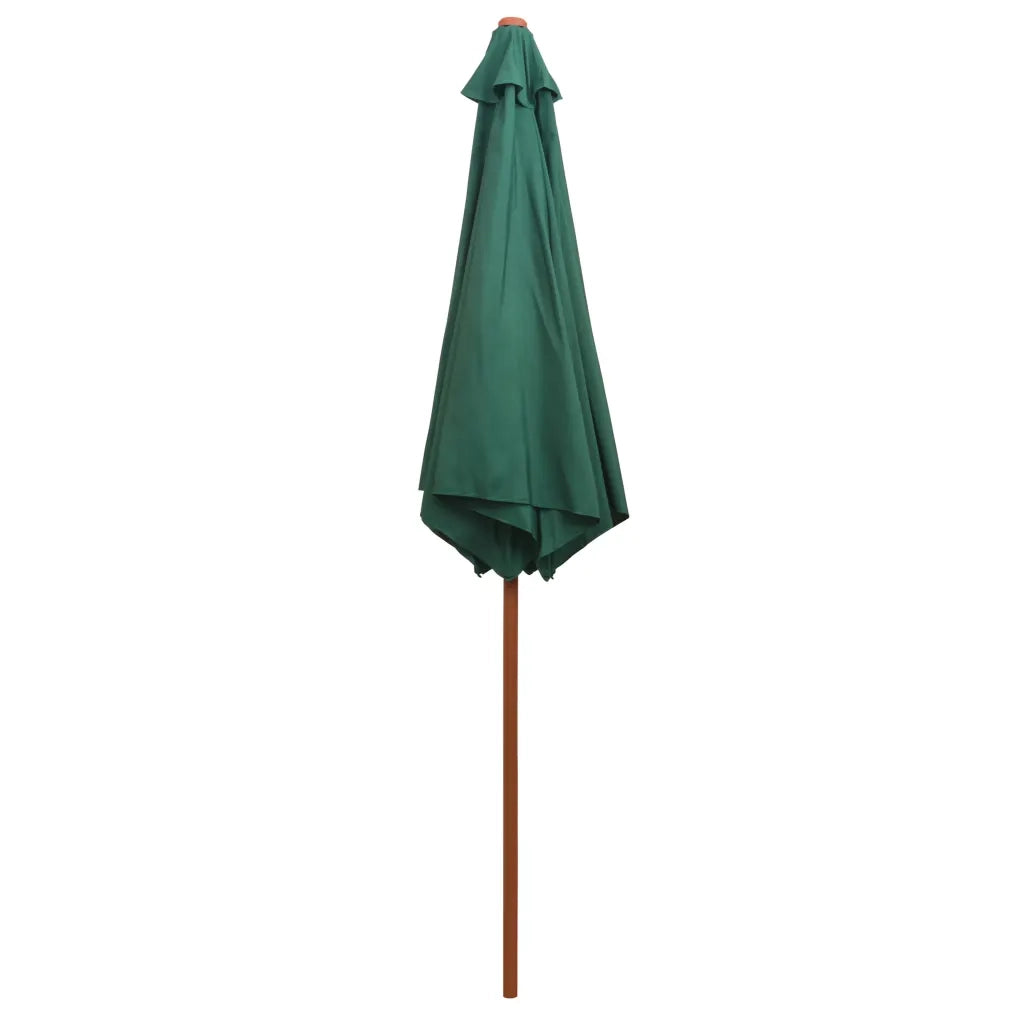 Ombrellone-Ombrello da giardino 270x270 cm con Palo in Legno Verde