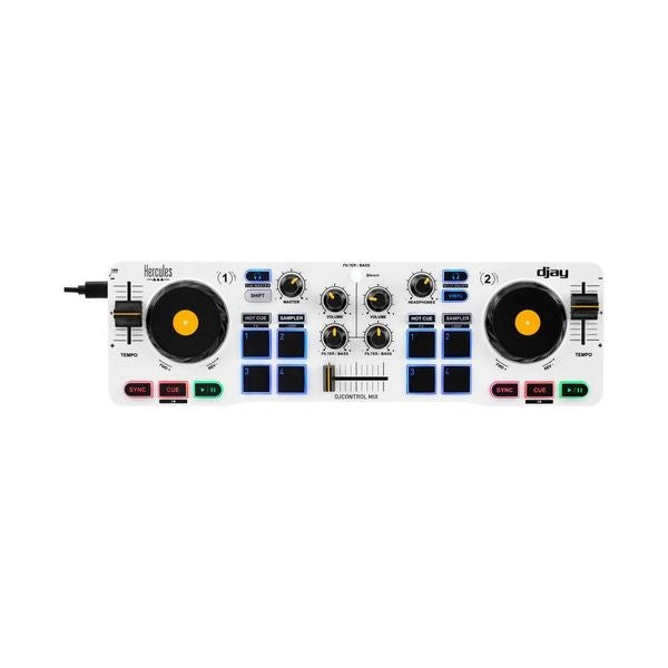 Controller disc jockey djcontrol mix bluetooth white 4780955