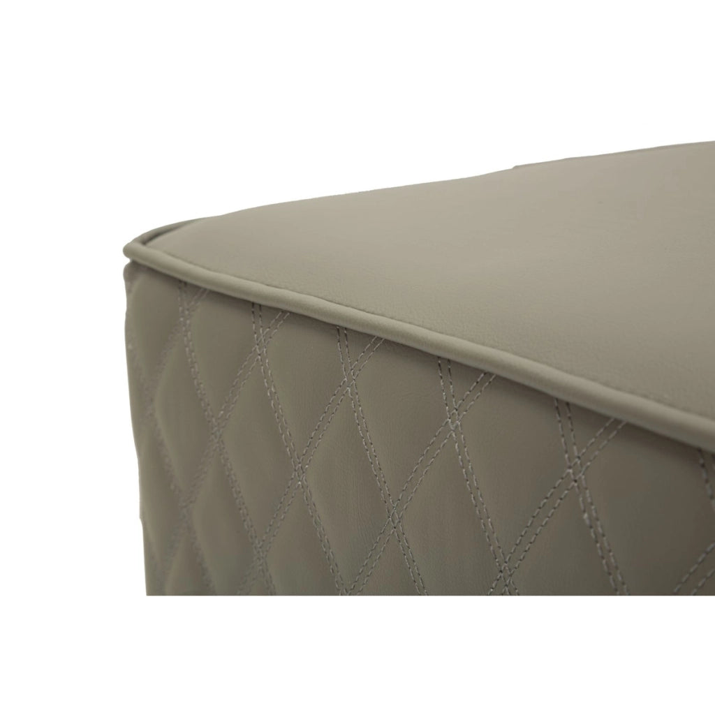 Pouf VKH352, Grigio, Legno, 38x38x38 cm