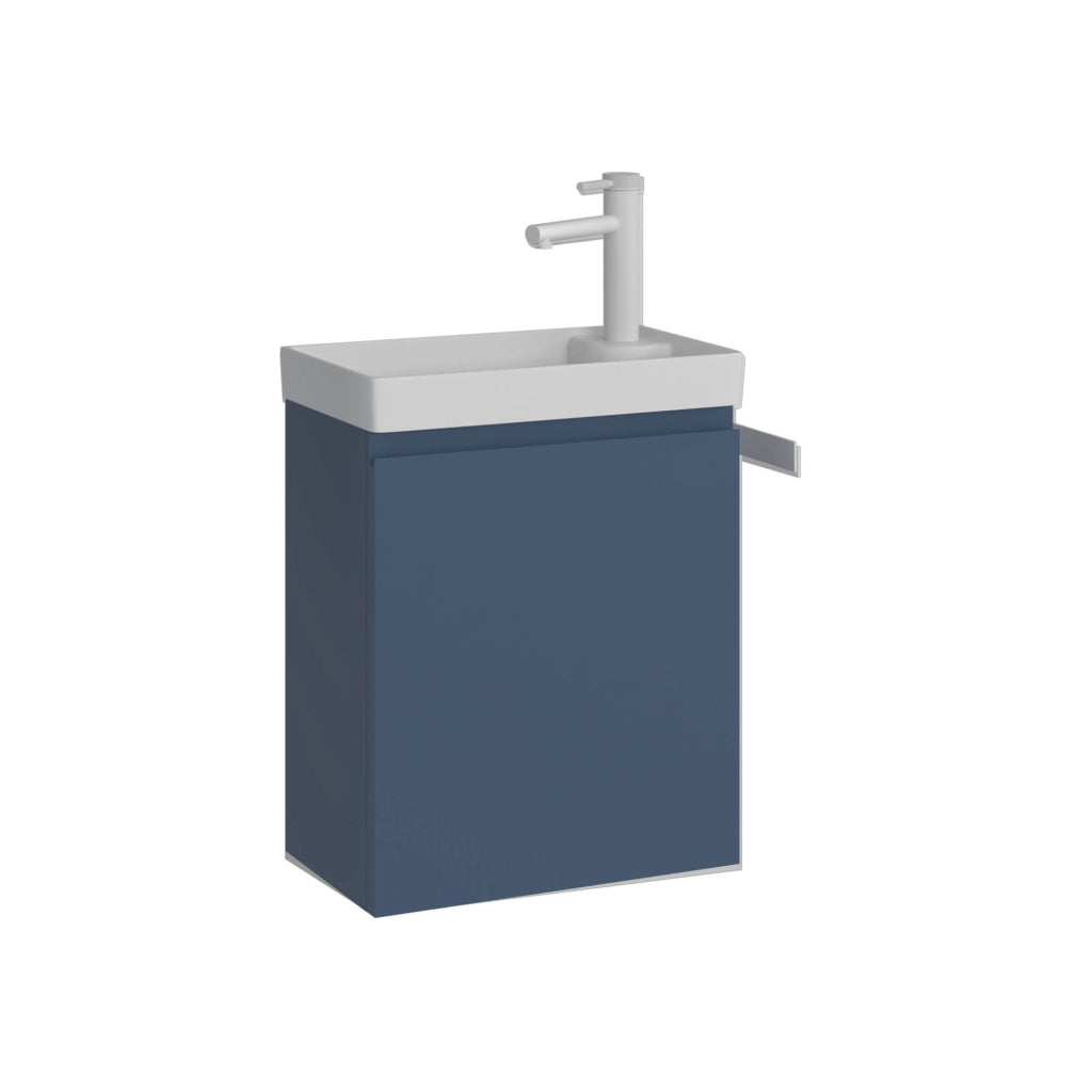 Mobile lavabo "Ferla 40" - 40 x 22 x 50 cm - Blu petrolio