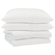 Piumone | Duvet Estivo con cuscino 3 pz Bianco Microfibra