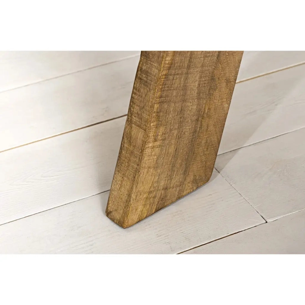 Tavolo da pranzo ELYA – Rotondo diametro 140 cm – Legno massiccio di mango – Stile rustico