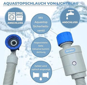 Set di tubi di scarico per lavatrice, lavastoviglie e asciugatrice - Kit completo di tubi di scarico 1,5m