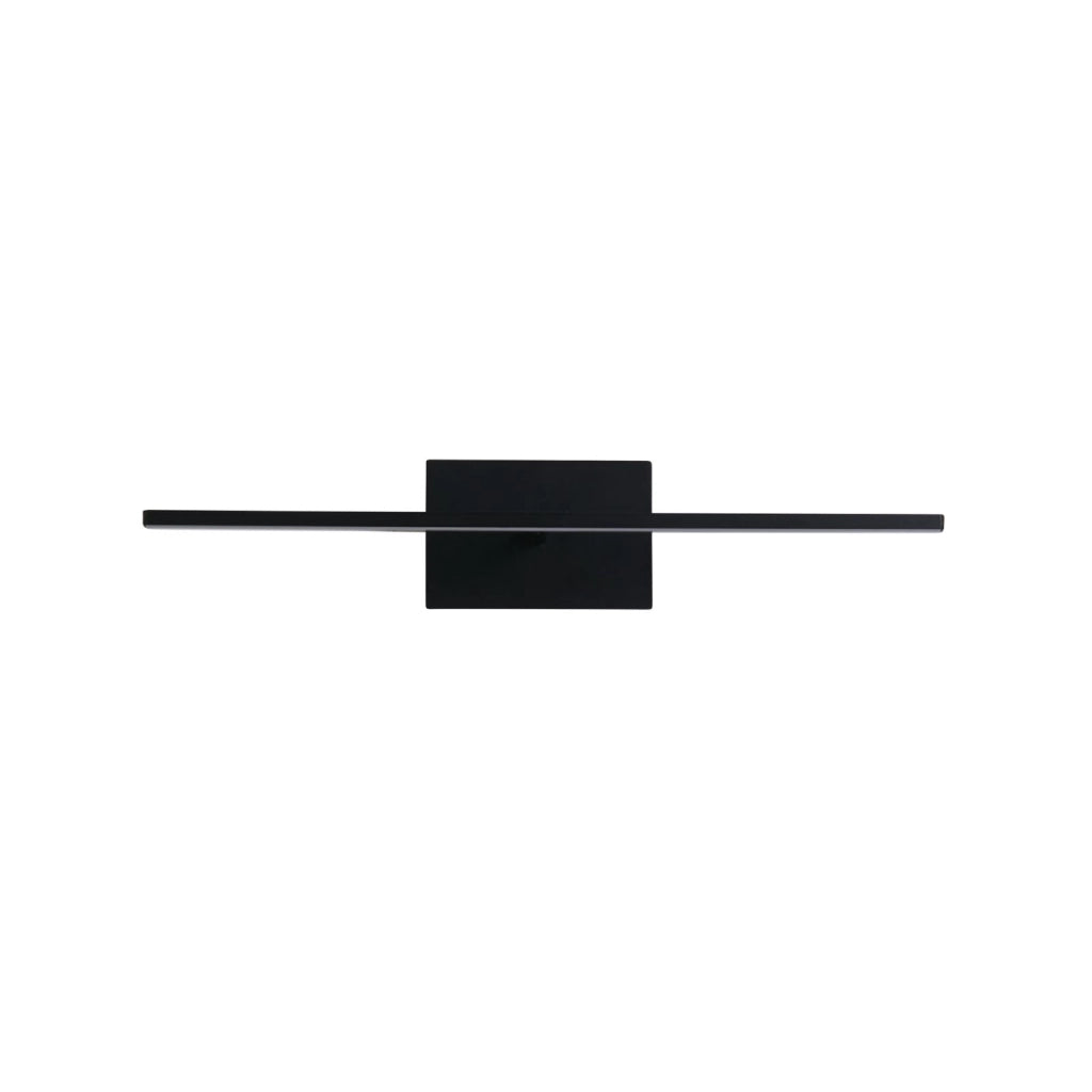 Applique da parete Amalfi LED IP44, metallo nero opaco