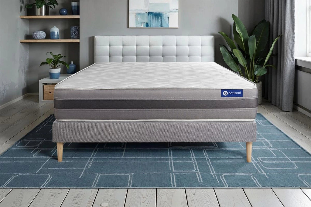 Kit rete e materasso matrimoniale Actiflex relax 80x200cm - Spessore : 24cm - Molle insacchettate e memory foam - Moderatamente rigido
