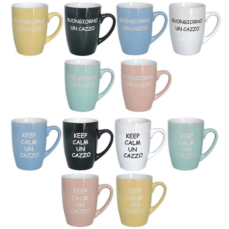 MAURY'S TAZZA MUG DA 350 CC CON DESIGN JOKE IN COLORE ASSORTITO