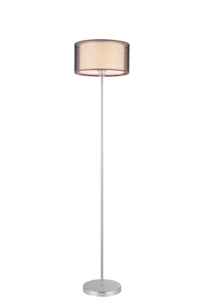 Lampada da terra Anastasia Rabalux E27 60W cromo/marrone