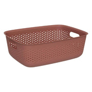 Cestino multiuso in plastica Tila Siena/Terracotta  10 L